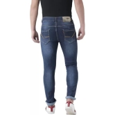 Men Slim Mid Rise Blue Jeans