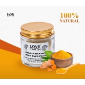 Love Earth Haldi Chandan Rose Face Pack With Amba Haldi & Chandan, For Face & Body, Paraben Free 30gm