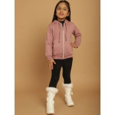 MINI & MING Girls Solid Hooded Sweatshirt