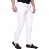 Men Regular Mid Rise White Jeans