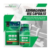 NourishVitals Ashwagandha Pure Herbs, 500 mg Ashwagandha Extract, 60 Veg Capsules (Pack Of 2)