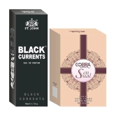 St. John - Black Current 50ml & Cobra Sensual 100ml Perfume Eau De Parfum (EDP) For Unisex 150ml ( Pack of 2 )