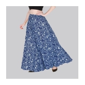 Sttoffa Blue Cotton Womens Broomstick Skirt ( Pack of 1 ) - None