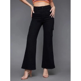 Miss Chase - Black Denim Wide Leg Womens Jeans ( Pack of 1 ) - None