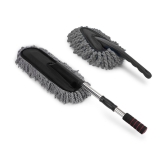 HOMETALES - Combo Of Telescopic Microfiber Cleaning Long Duster & Mini Microfiber Duster For Car Cleaning (Pack Of 2)