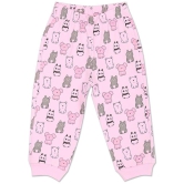 Donuts 100% Cotton Pink Shirt & Trouser For Baby Girl ( Pack of 2 ) - None