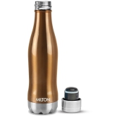 Milton New Duke 750 Thermosteel Hot and Cold Water Bottle, 620 ml, Copper Brown - Copper Brown