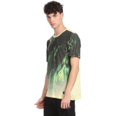 Colt - Cotton Blend Regular Fit Green Men's T-Shirt ( Pack of 1 ) - None