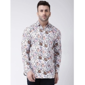 KLOSET By RIAG 100% Cotton Regular Fit Printed Full Sleeves Mens Casual Shirt - Multi ( Pack of 1 ) - None