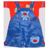 Wise Guys - Red Denim Baby Boy Dungaree Sets ( Pack of 1 ) - None