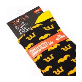 Man Arden - Black Cotton Men's Mid Length Socks ( Pack of 1 ) - Black