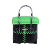 Green & Black Grocery Lid Basket