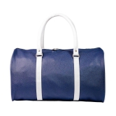 Man Arden - Blue Leather Duffle Bag - Onesize