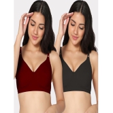 IN CARE LINGERIE - Multicolor Cotton Lightly Padded Women's Everyday Bra ( Pack of 2 ) - None