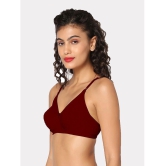 In Shape Lingerie - Maroon Cotton Non Padded Women's T-Shirt Bra ( Pack of 1 ) - None