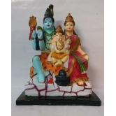 Unique International Shiv Parvati Ganesh Statue