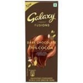 Galaxy Fusions Dark Chocolate Bar - Silky & Smooth, With Cocoa, 110 G