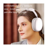 OLIVEOPS P9 Silver Headphones Bluetooth Bluetooth Headphone On Ear 4 Hours Playback Active Noise cancellation IPX4(Splash & Sweat Proof) Silver