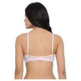 Clovia Lace T-Shirt Bra - White - 32B