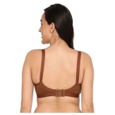 Elina Cotton T-Shirt Bra - Brown Single - None