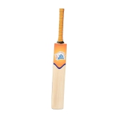 CSK English Willow Bat-FULL / Orange/Navy / English Willow Bat