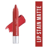 Swiss Beauty Lip Stain Matte Lipstick Lipstick (Russian Red), 3.4gm