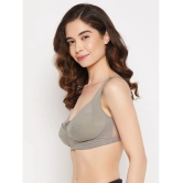 Clovia - Grey Melange Cotton Non Padded Womens Everyday Bra ( Pack of 1 ) - None