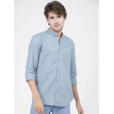 Ketch 100% Cotton Slim Fit Solids Full Sleeves Mens Casual Shirt - Blue ( Pack of 1 ) - None