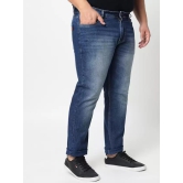 Men Slim Mid Rise Blue Jeans