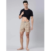 Joven Beige Cotton Mens Boxer- ( Pack of 2 ) - None