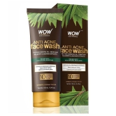 WOW Anti Acne Neem & Tea Tree Face Wash - OIL Free - No Parabens, Sulphate, Silicones & Color - 100mL