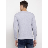 Rodamo  Men Grey Solid Sweatshirt