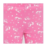 Ariel - Pink Cotton Girls Leggings ( Pack of 3 ) - None