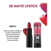 Seven Seas 3D Matte Lipstick | Long Lasting | Waterproof Matte Lipstick for Women(Claret)