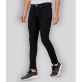 HJ HASASI - Black Cotton Blend Slim Fit Men's Jeans ( Pack of 1 ) - None