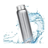 Milton Aqua 1000 Stainless Steel Water Bottle, Set of 3, 950 ml, Silver - Silver