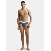 Jockey NY15 Men Cotton Elastane Solid Brief - Mid Night Navy - None