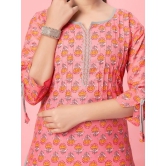 Aarika Red Cotton Girls Kurti ( Pack of 1 ) - None