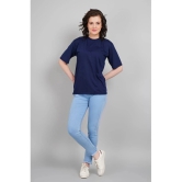 AKTIF Blue Cotton Womens T-Shirt ( Pack of 1 ) - None