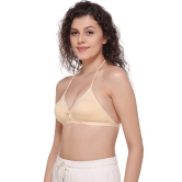 SONA Womens M1018 Halter Neck Multway Non Paded Skin T-Shirt Bra with Free Transparent Strap-36 / B / Skin