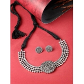 Sukkhi Silver Alloy Necklace Set ( Pack of 1 ) - Silver