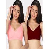 IN CARE LINGERIE - Multicolor Cotton Non Padded Women's Everyday Bra ( Pack of 2 ) - None