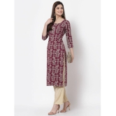 Kbz Pink Rayon Straight Kurti - Single - None