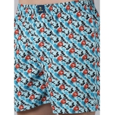 Joven Blue Cotton Mens Boxer- ( Pack of 2 ) - None