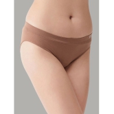 C9 Airwear Brown Nylon Solid Womens Bikini ( Pack of 3 ) - None