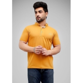 Forbro - Mustard Cotton Blend Regular Fit Men's T-Shirt ( Pack of 1 ) - None