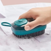 NILKANT ENTERPRISEAdding Liquid Cleaning Brush | Plastic Washing Pot Brush Kitchen Household Dish Cleaner Brush | Soft Wool Laundry Shoes Tile Cleaning Brush | Multipurpose Scrubber Brush (M