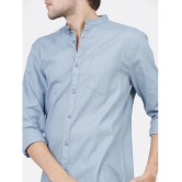 Ketch 100% Cotton Slim Fit Solids Full Sleeves Mens Casual Shirt - Blue ( Pack of 1 ) - None