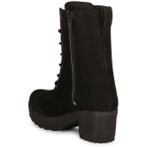 Ishransh - Black Women's Mid Calf Length Boots - None