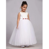 Toy Balloon Kids White Net Girls Gown ( Pack of 1 ) - None